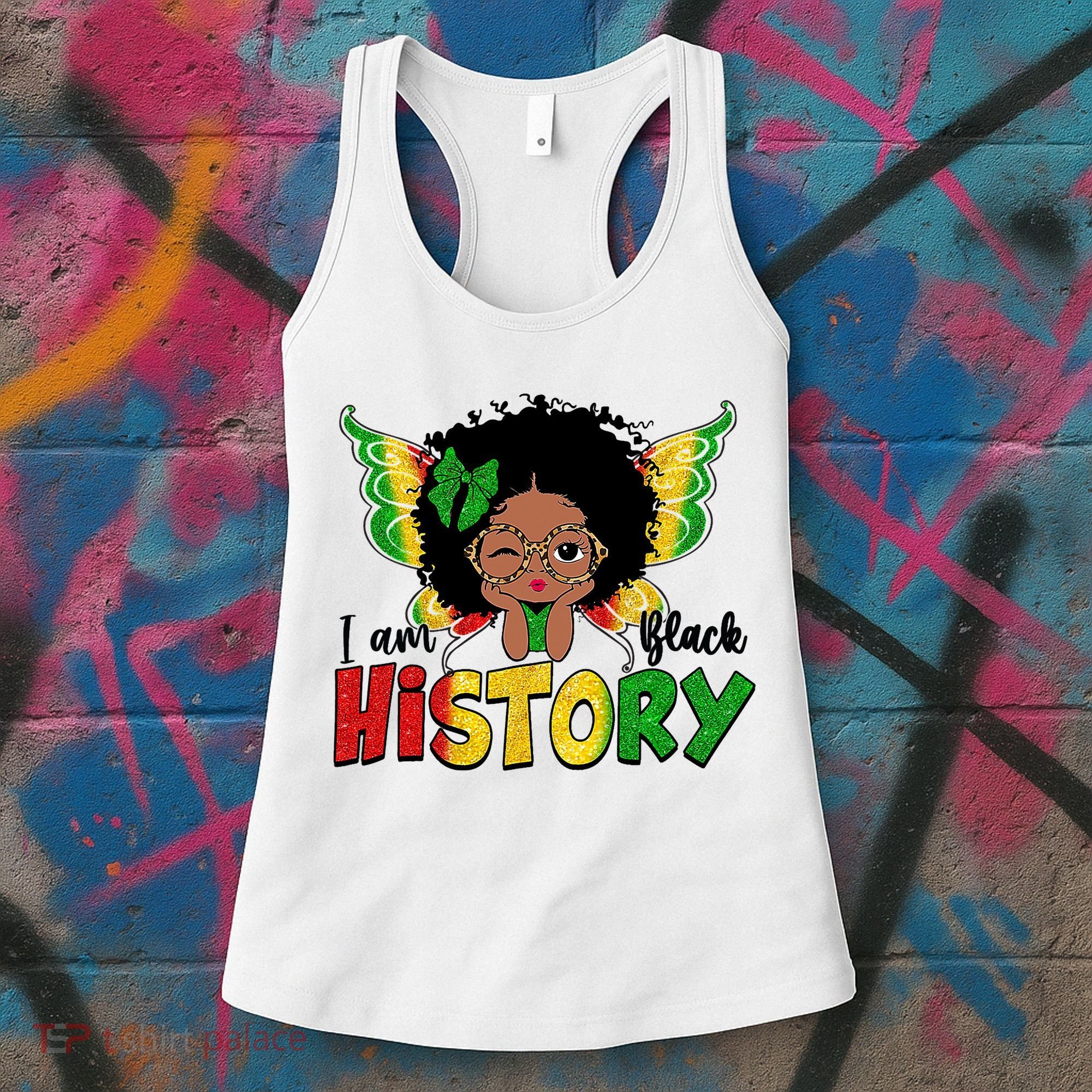 I Am Black History Month African American Women's Tank Top