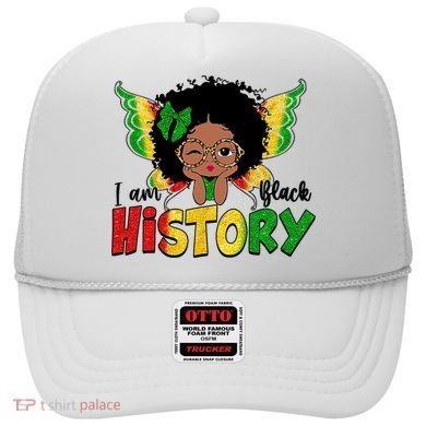 I Am Black History Month African American Hat