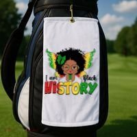 I Am Black History Month African American Golf Towel thumb 2