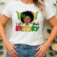 I Am Black History Month African American Women's T-Shirt thumb 2