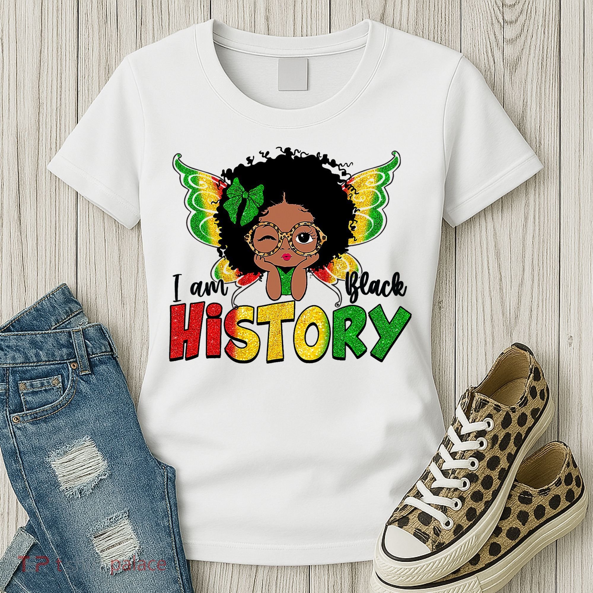 I Am Black History Month African American Women's T-Shirt