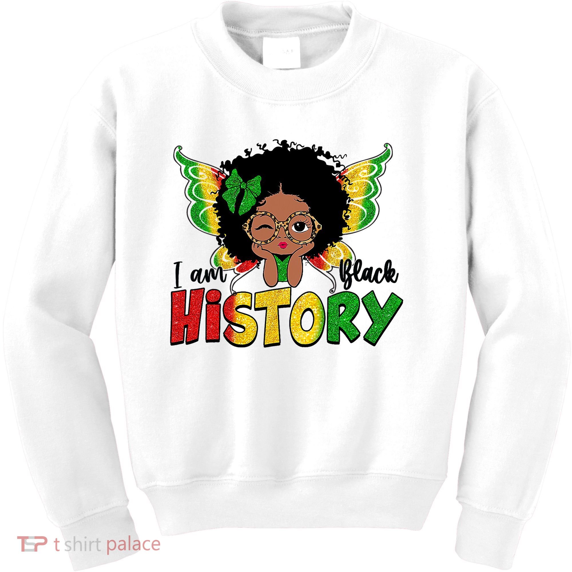 I Am Black History Month African American Kids Sweatshirt