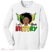 I Am Black History Month African American Kids Long Sleeve Shirt thumb 0