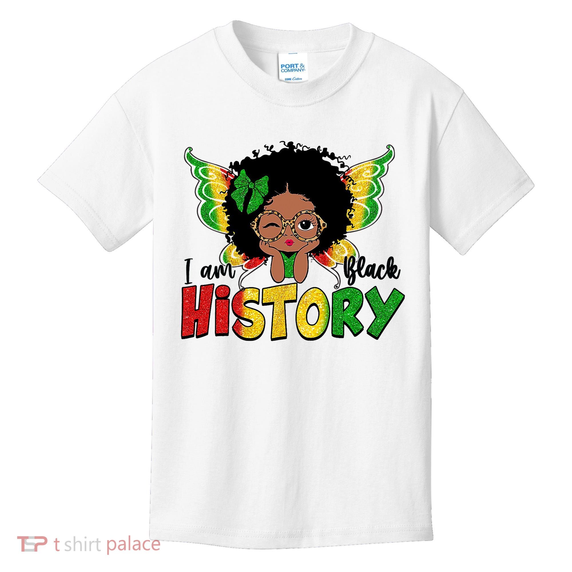 I Am Black History Month African American Kids T-Shirt