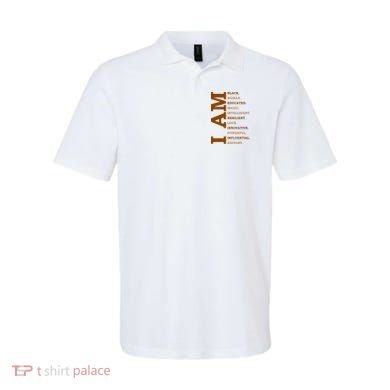 I Am Black Powerful Pride Quote Polo