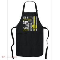 Its A Beautiful Day To Save Lives 911 Dispatcher Operator Apron thumb 0