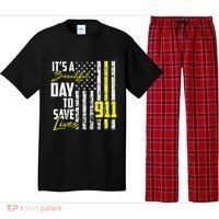 Its A Beautiful Day To Save Lives 911 Dispatcher Operator Pajama Set thumb 0