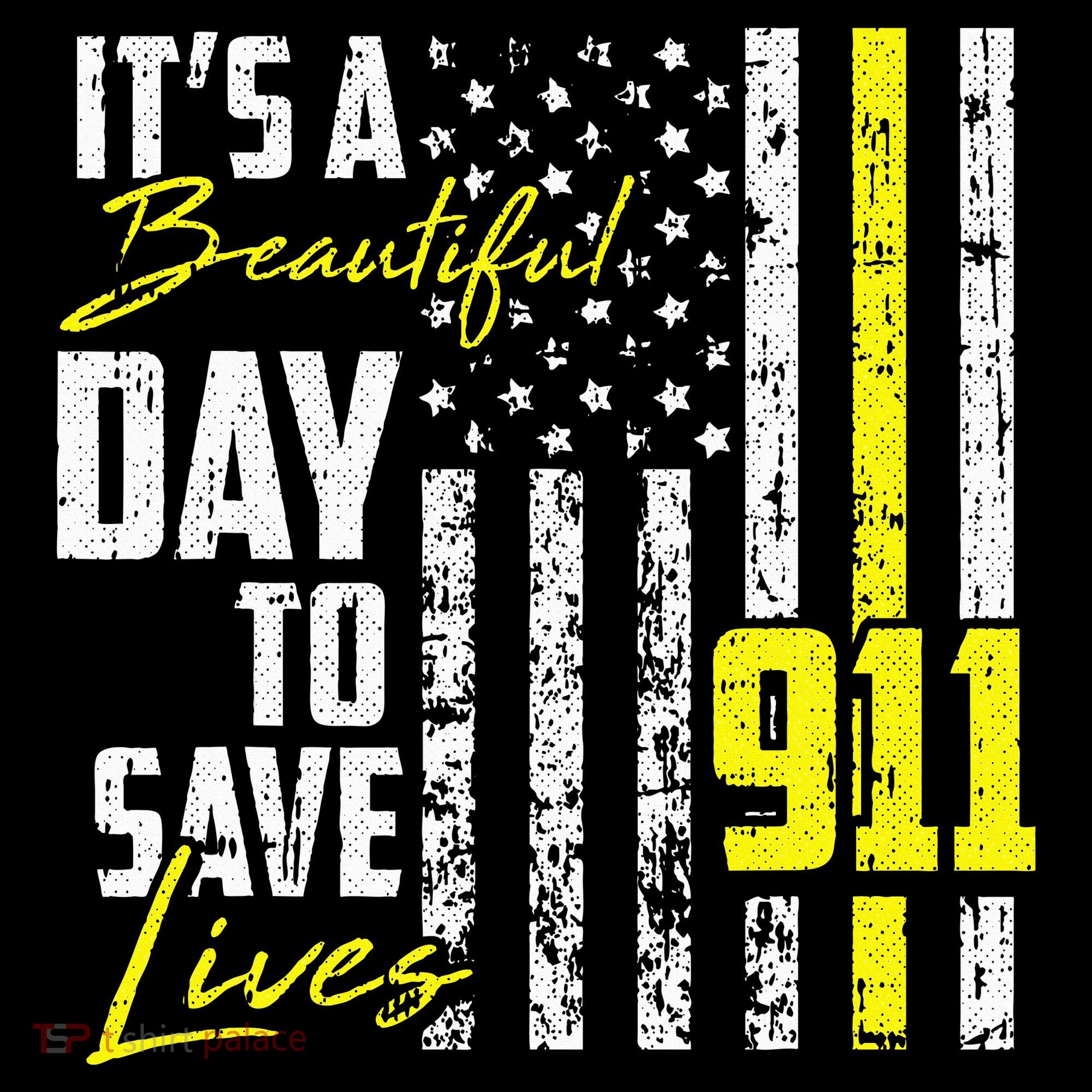 Its A Beautiful Day To Save Lives 911 Dispatcher Operator Women's Hoodie