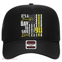 Its A Beautiful Day To Save Lives 911 Dispatcher Operator Hat thumb 0