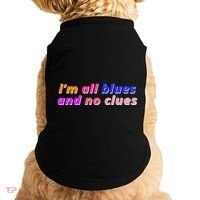 I'm All Blues And No Clues Doggie Tank thumb 0