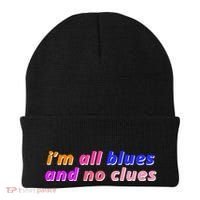 I'm All Blues And No Clues Beanie thumb 0
