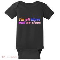 I'm All Blues And No Clues Baby Bodysuit thumb 0
