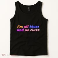 I'm All Blues And No Clues Tank Top thumb 2
