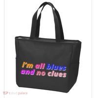 I'm All Blues And No Clues Tote Bag thumb 3