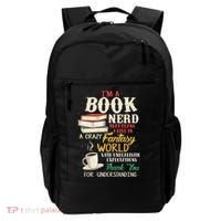 IM A Book Nerd Book Lover Literature Meaningful Gift Backpack thumb 0