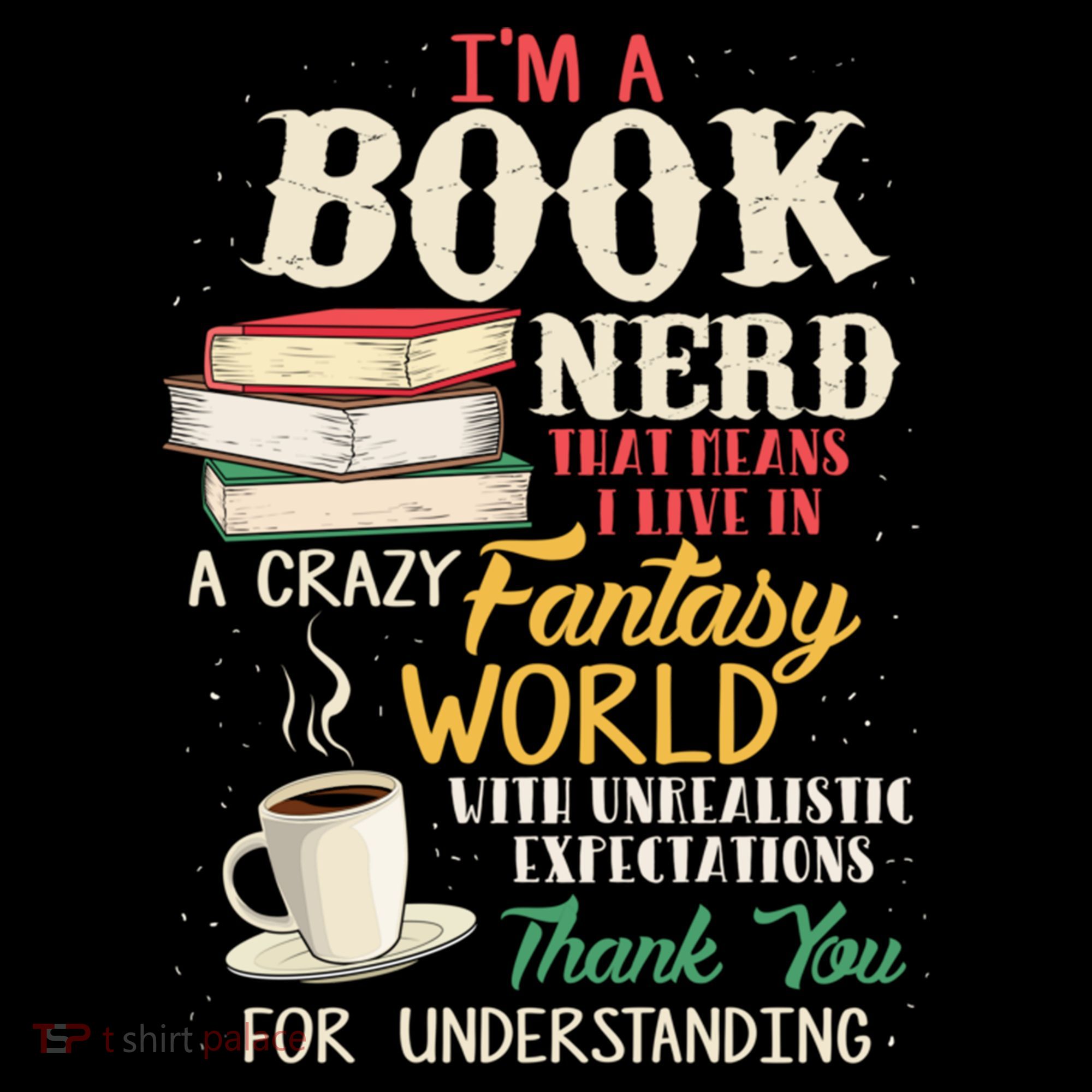 IM A Book Nerd Book Lover Literature Meaningful Gift Coffee Mug