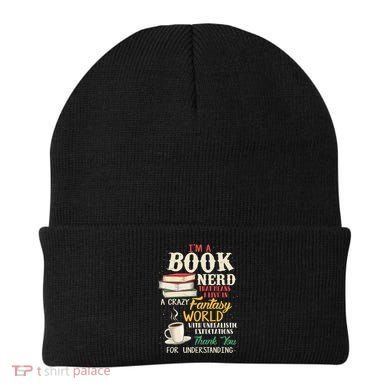 IM A Book Nerd Book Lover Literature Meaningful Gift Beanie