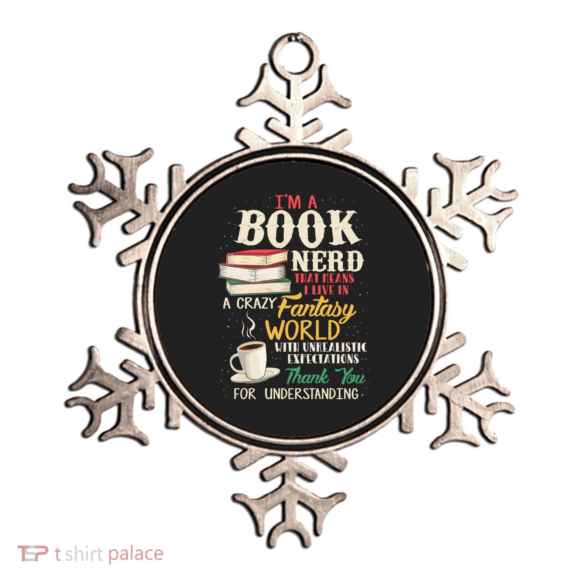 IM A Book Nerd Book Lover Literature Meaningful Gift Ornament