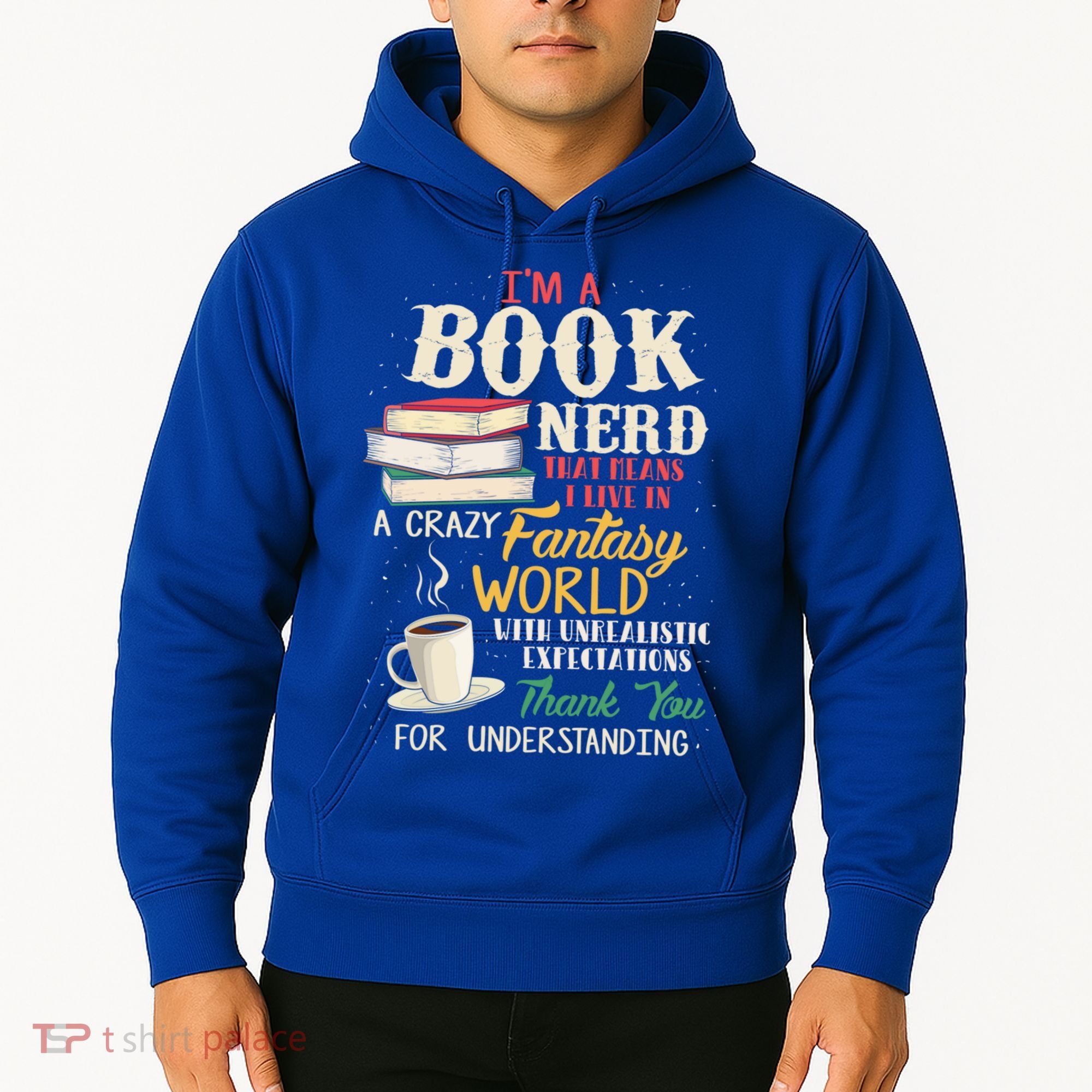 IM A Book Nerd Book Lover Literature Meaningful Gift Hoodie