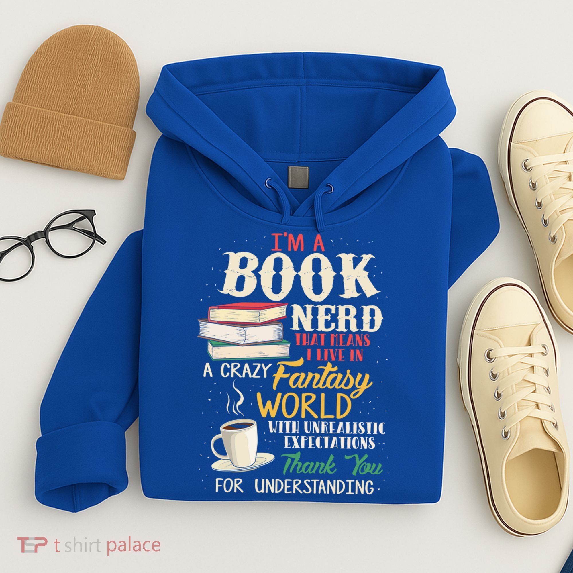 IM A Book Nerd Book Lover Literature Meaningful Gift Hoodie