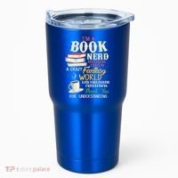 IM A Book Nerd Book Lover Literature Meaningful Gift Tumbler thumb 0