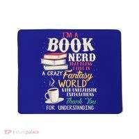 IM A Book Nerd Book Lover Literature Meaningful Gift Mousepad thumb 0