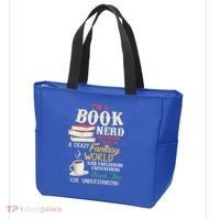 IM A Book Nerd Book Lover Literature Meaningful Gift Tote Bag thumb 3