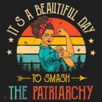 It's A Beautiful Day To Smash The Patriarchy Funny Feminism Beanie thumb 2