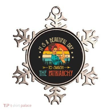 It's A Beautiful Day To Smash The Patriarchy Funny Feminism Ornament