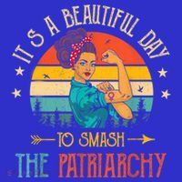It's A Beautiful Day To Smash The Patriarchy Funny Feminism Visor thumb 3