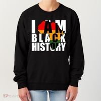 I Am Black History Month Pride Women's Sweatshirt thumb 0