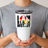 I Am Black History Month Pride Tumbler thumb 2