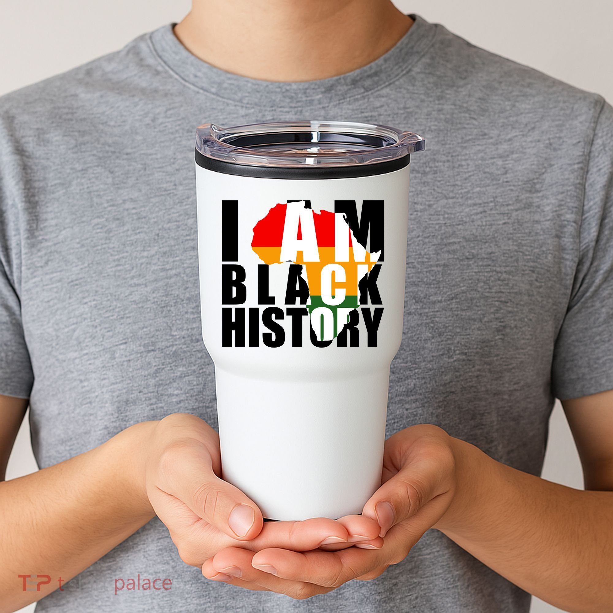 I Am Black History Month Pride Tumbler