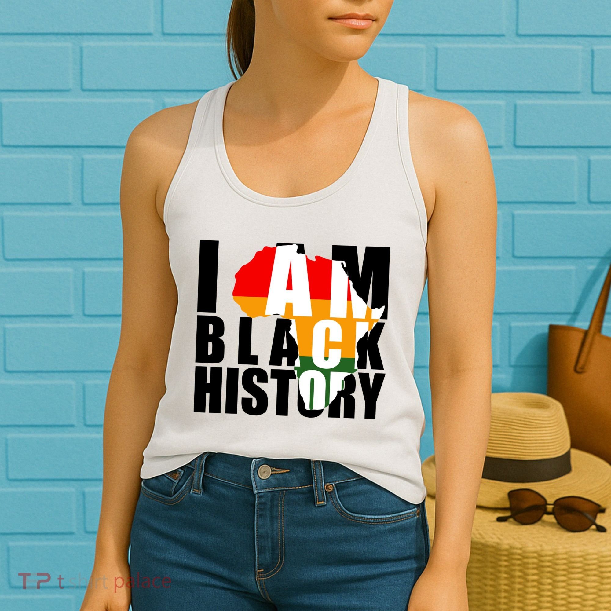 I Am Black History Month Pride Women's Tank Top