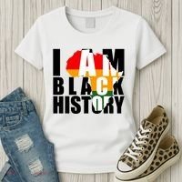 I Am Black History Month Pride Women's T-Shirt thumb 3