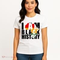 I Am Black History Month Pride Women's T-Shirt thumb 4