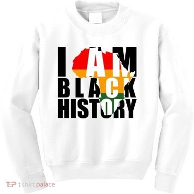 I Am Black History Month Pride Kids Sweatshirt