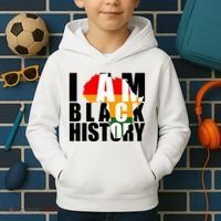 I Am Black History Month Pride Kids Hoodie thumb 2
