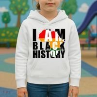 I Am Black History Month Pride Kids Hoodie thumb 3