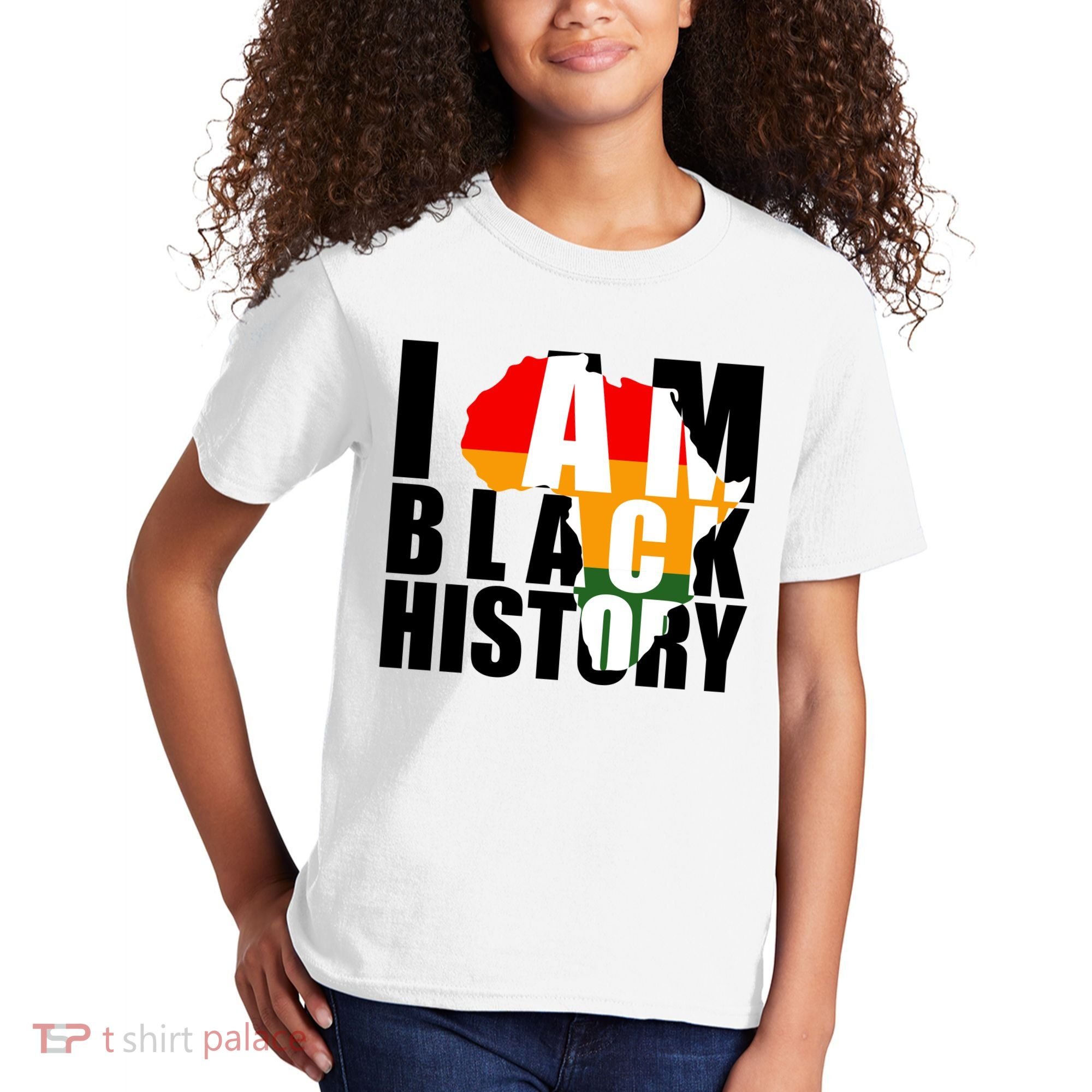 I Am Black History Month Pride Kids T-Shirt