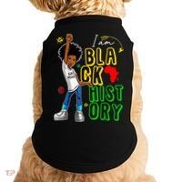 I Am Black History Month For Afro American Doggie Tank thumb 0
