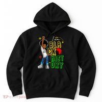 I Am Black History Month For Afro American Hoodie thumb 0
