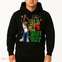 I Am Black History Month For Afro American Hoodie thumb 2
