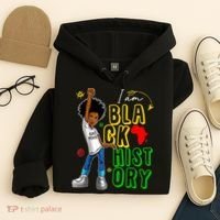I Am Black History Month For Afro American Hoodie thumb 4