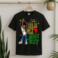 I Am Black History Month For Afro American T-Shirt thumb 2