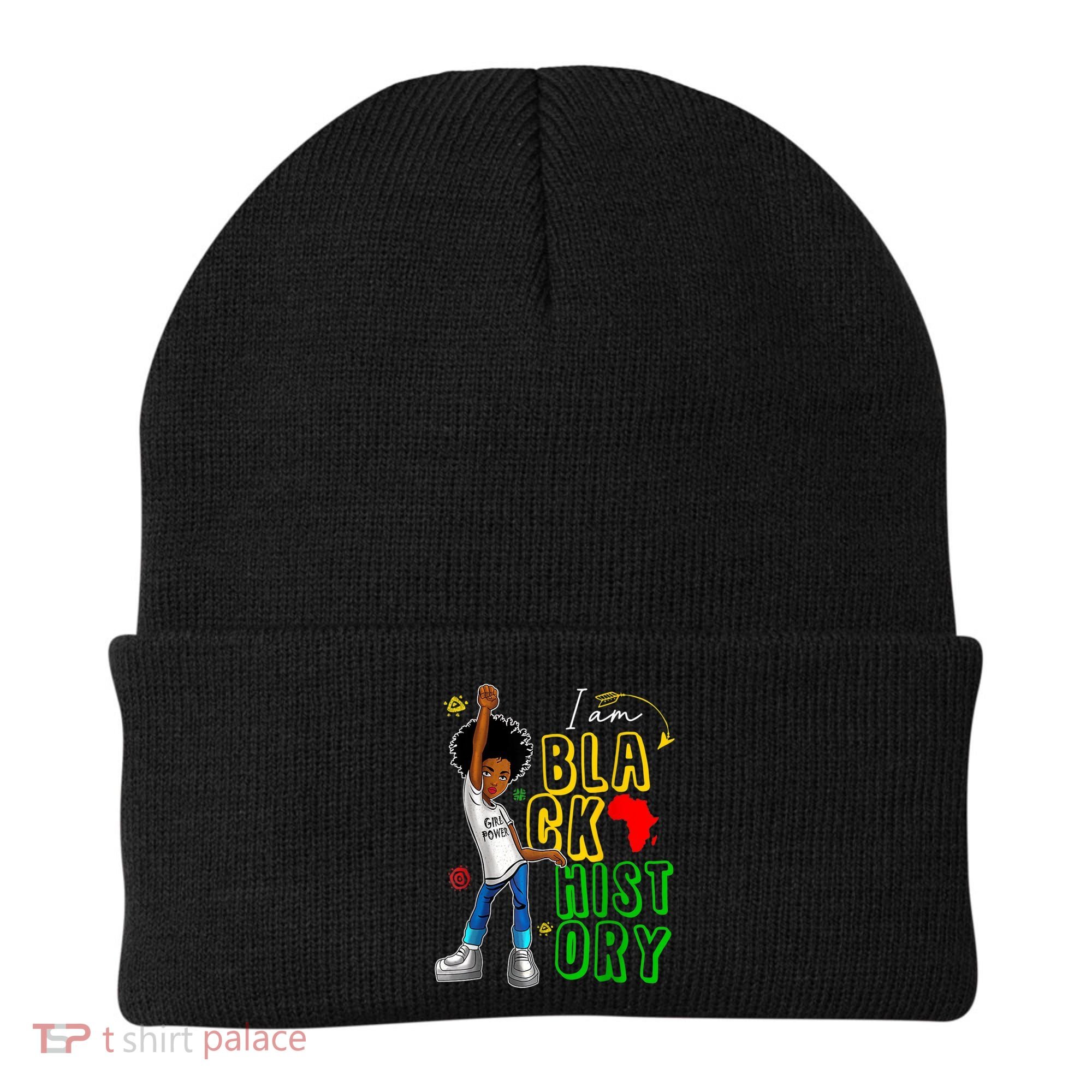 I Am Black History Month For Afro American Beanie