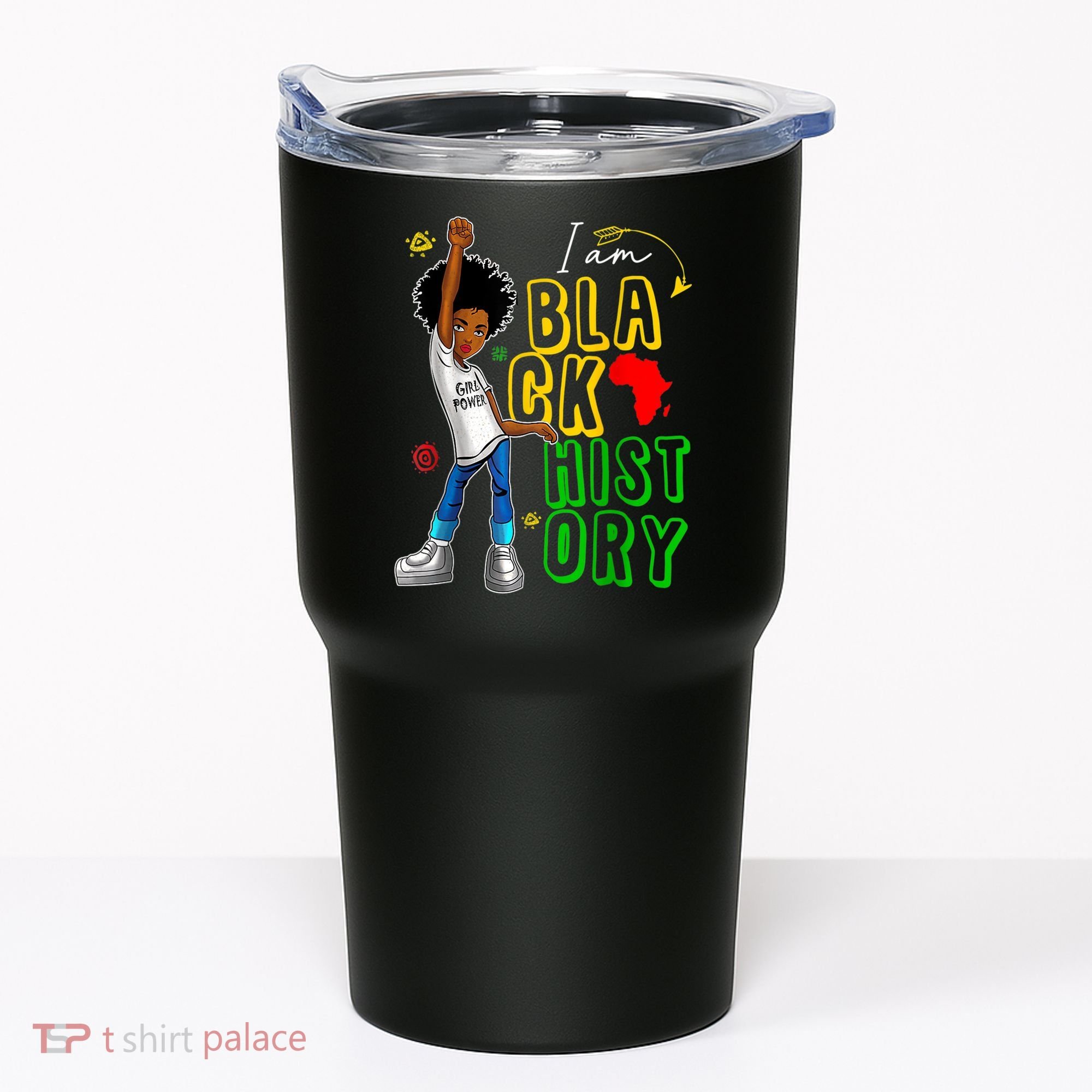 I Am Black History Month For Afro American Tumbler