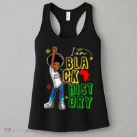 I Am Black History Month For Afro American Women's Tank Top thumb 3