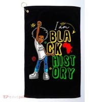 I Am Black History Month For Afro American Golf Towel thumb 0