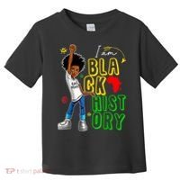 I Am Black History Month For Afro American Toddler T-Shirt thumb 0
